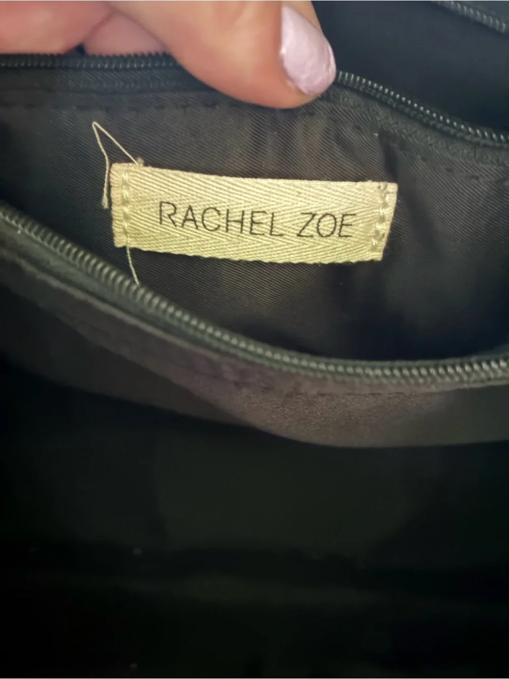 Black Rachel Zoe Tote Purse